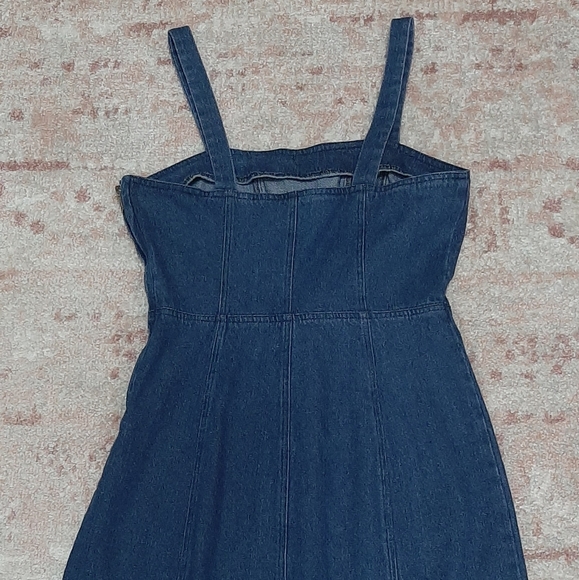 BB Dakota Dark Denim Mini Dress - Picture 6 of 8
